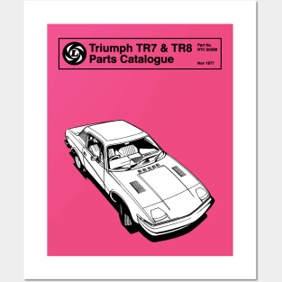 TRIUMPH TR7 - parts catalogue Posters and Art